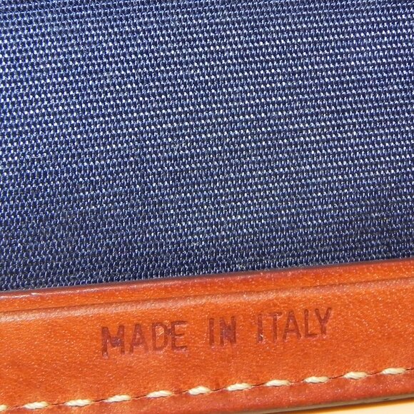 Dooney & Bourke Alto Collection Checkbook Holder Vacchetta Leather Wallet - Picture 7 of 11